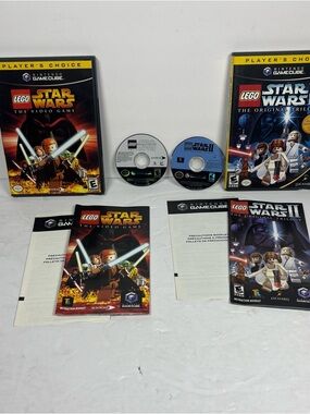 LEGO Star Wars: The Video Game + LEGO Star Wars II Trilogy  Nintendo Gamecube